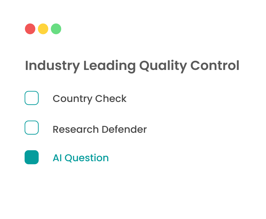 ndustry-Leading Quality Control